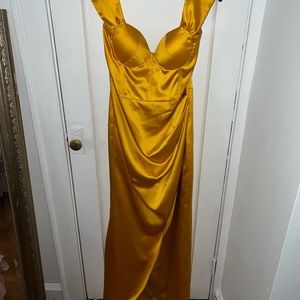 Beautiful Yellow Gold Gown